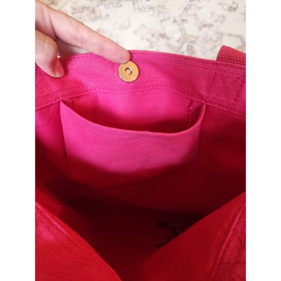 Jim Benton It's Happy Bunny / Life. Get one. Pink Tote Bag - Picture 7 of 8